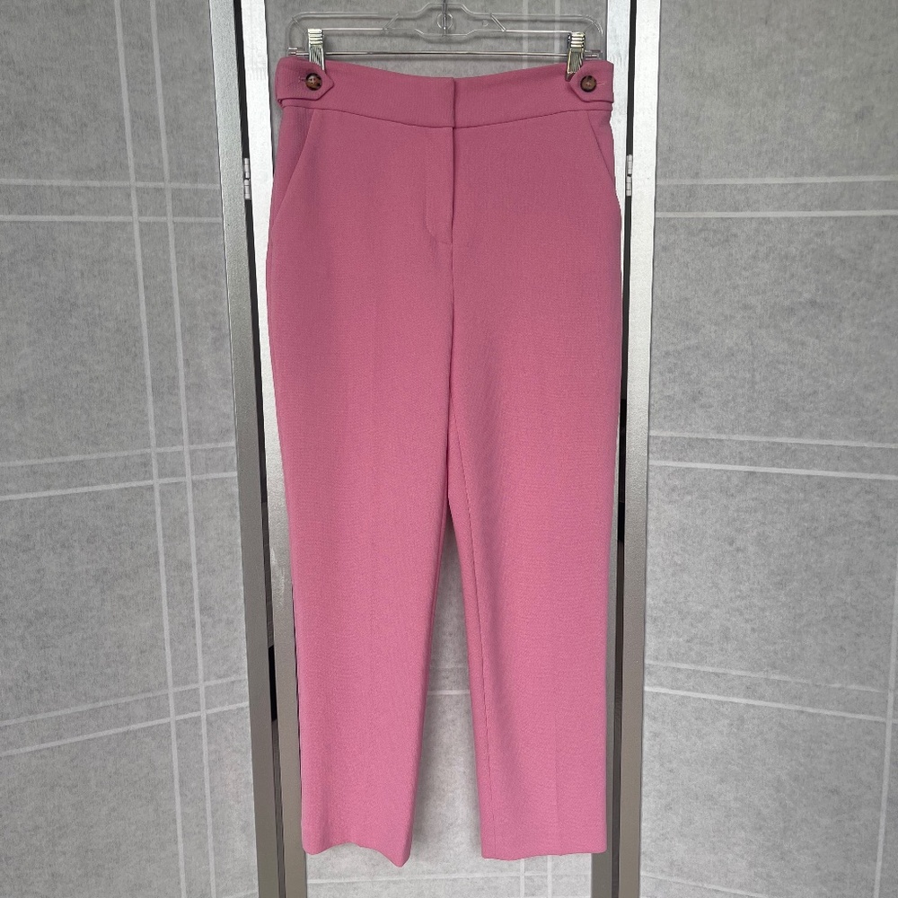 Nwot Veronica Beard Pink Gamila Pants Sz 4